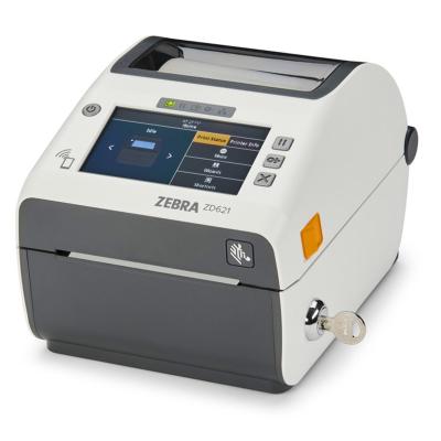 Zebra ZD621d, HC, 8 Punkte/mm (203dpi), Disp., RTC, USB, USB-Host, RS232, BT (BLE), Ethernet, w, ver