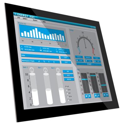 Hygrolion K5SE, 15'' TFT LED Panel PC, PCAP, IP66, Celeron J6412, 8GB RAM, 128GB SSD, HDMI