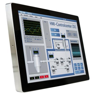 Hygrolion 647P, 17" Panel PC, IP66, J6412, 2,0 GHz, 8GB RAM, 128GB SSD, Edelstahl
