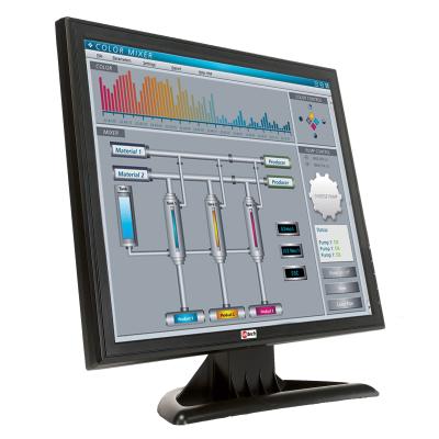 19" Touchscreen-Monitor schwarz
