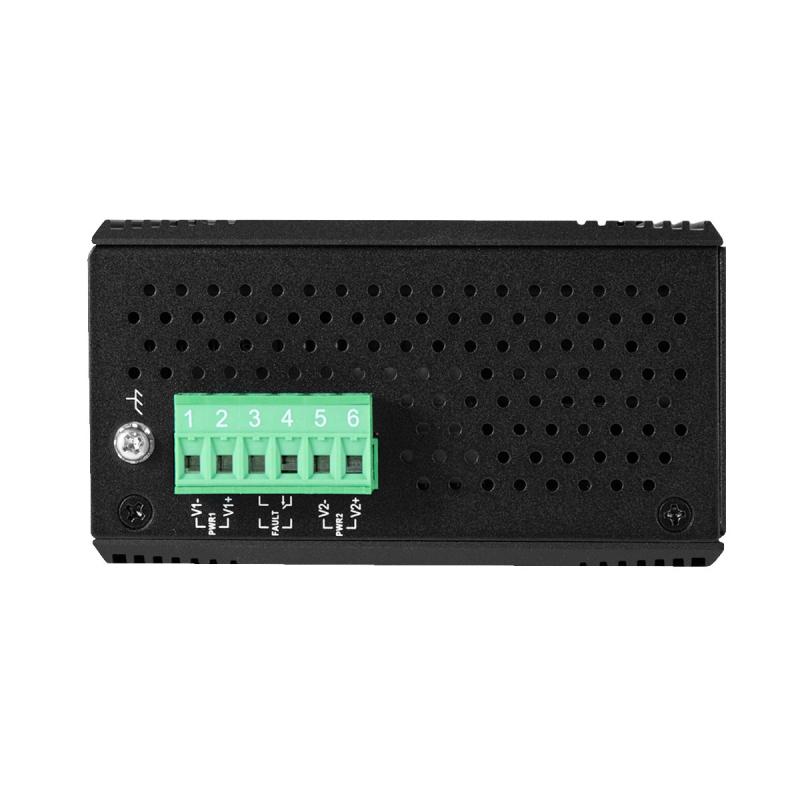5-Port Mananged Industrial GB-Switch, 1xSFP, -40-75C