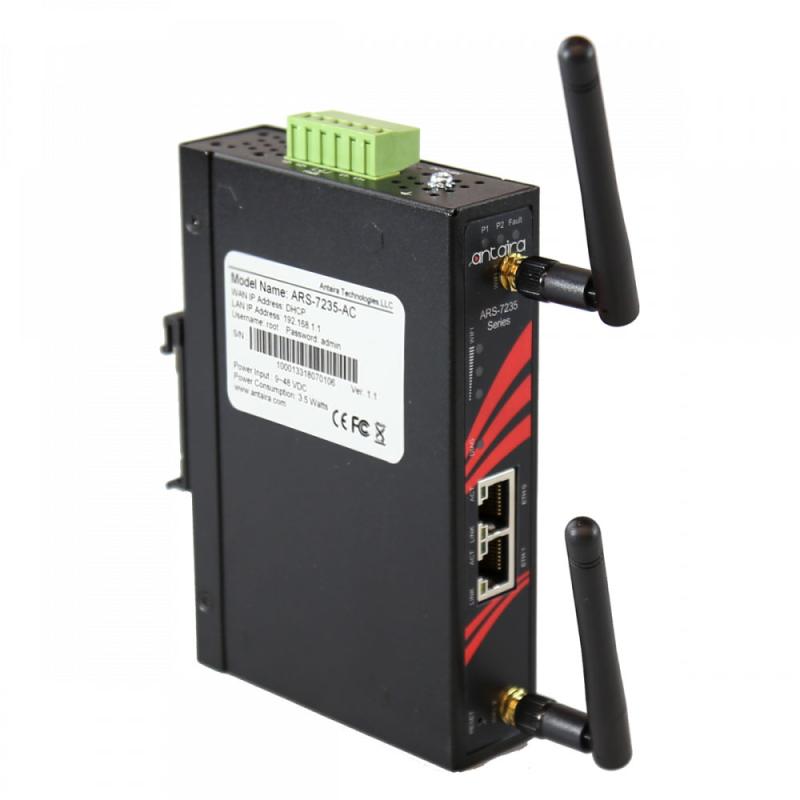 Industrial Router, WiFi , 802.11 b/g/n/ac, 867Mbits, 2,4Ghz/5Ghz, -10 - 60C