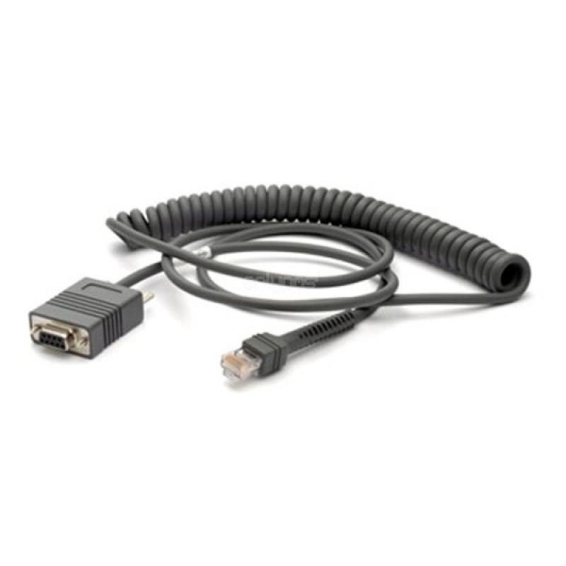 Zebra RS232-Kabel 2,7 m, gedreht, DB9F, TxD-2, 12V, bis -30&deg;C einsetzbar