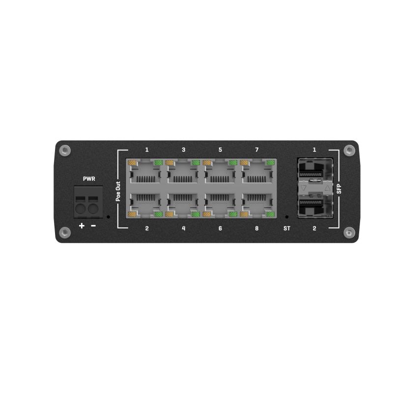 Teltonika TSW202 8 x Ethernet 2 x SFP Managed PoE+ Switch