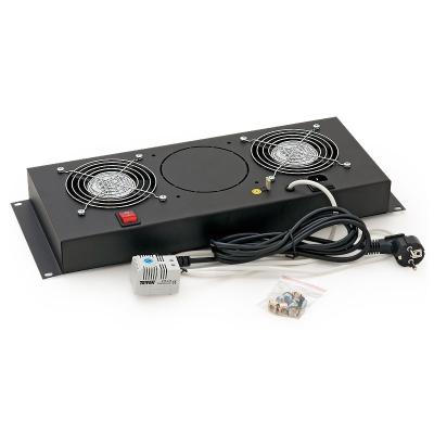 19"/4HE vertikale Bel&uuml;ftung 2 L&uuml;fter