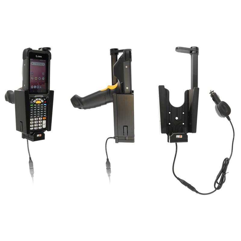 KFZ-Ladestation, mit Verriegelung, Kabeltyp: gerade, inkl.: KFZ-Netzteil (12/24 V), passend f&uuml;r: MC9