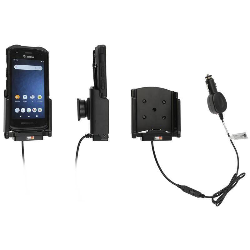 Aktive Halterung, Zigaretten-Anschluss, 3A 12/24V, ben&ouml;tigt Mobilis-Schutzh&uuml;lle, passend f&uuml;r: TC21,