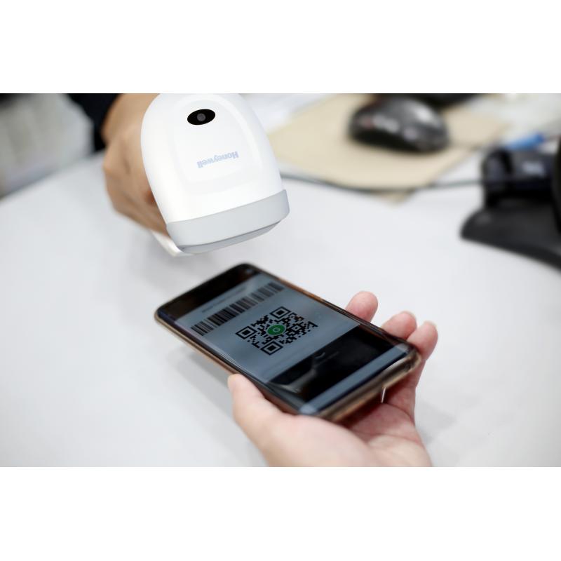 Honeywell Voyager 1350g 2D, Multi-IF, wei&szlig;, USB-Kit, Standfu&szlig;