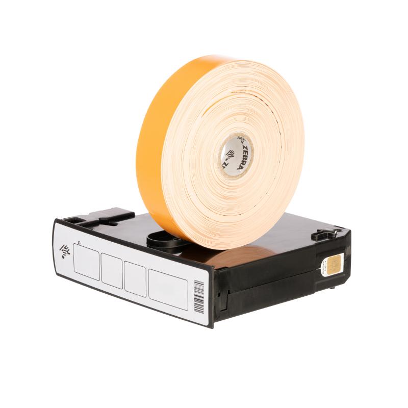 Z-Band Splash Armb&auml;nder f&uuml;r Zebra HC100 Drucker, 6x Cartridges (350 B&auml;nder pro Cartridge), orange