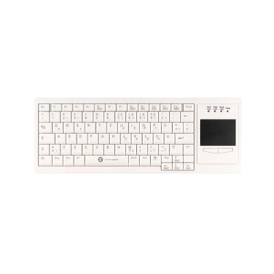 Tastatur Cleantype&reg;  Xtra Touch WL TKL-083-GCQ-TOUCH-RF-WHITE-USB-DE n/a