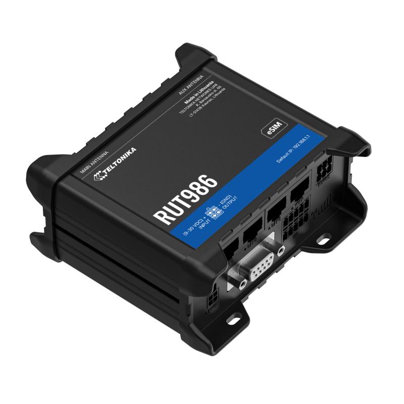 Teltonika RUT986 industrieller globaler LTE Cat4 Router