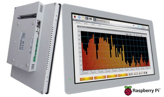 7&#8243;, 10,1&#8243;, 15&#8243; Panel PC mit Touchscreen und IP65-geschützter Front – powered by Raspberry Pi