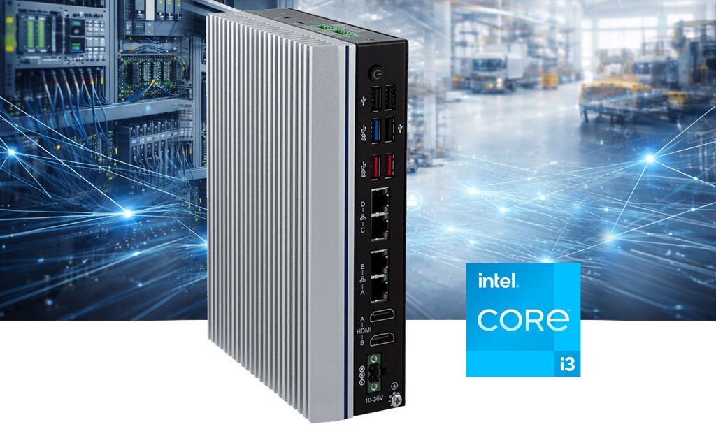 PicoSYS 2924: lüfterloser Embedded PC mit Intel Core i3-1315U für industrielle Steuerungsaufgaben